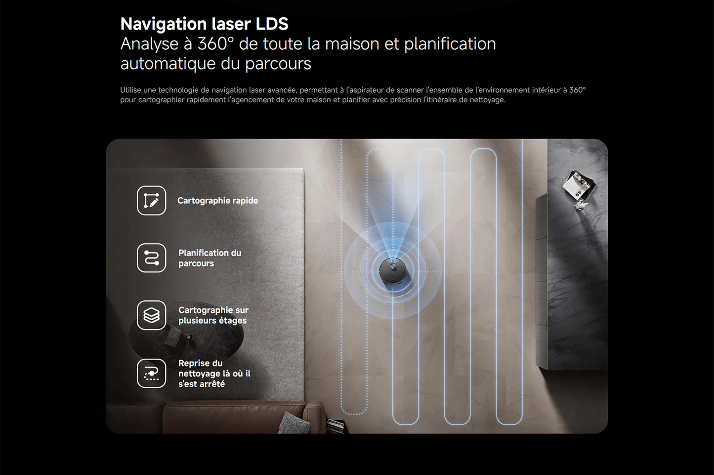 Aspirateur robot Xiaomi X20 Max 8000 Pa - Station all-in-one avec lavage automatique et navigation intelligente
