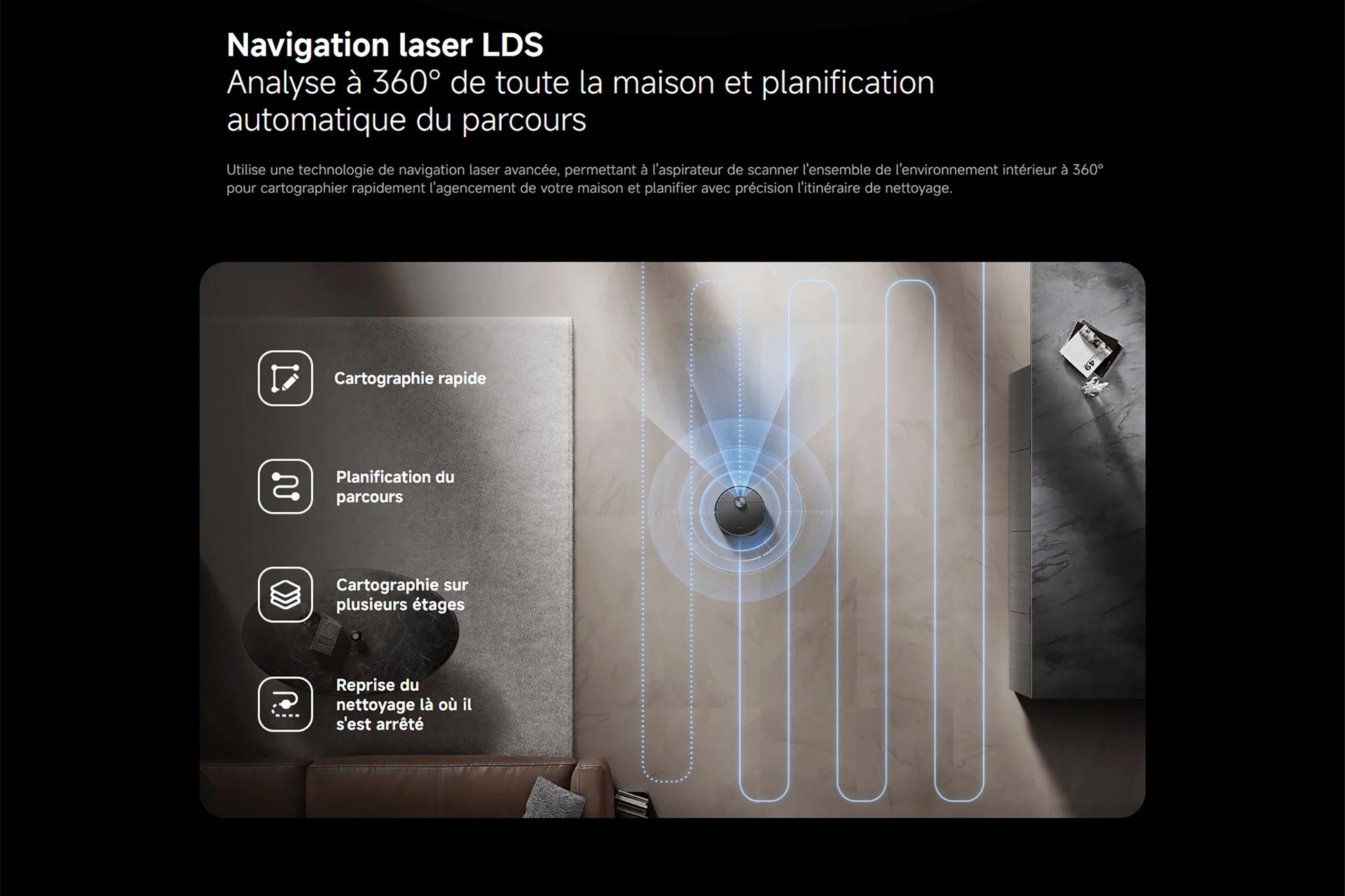 Aspirateur robot Xiaomi X20 Max 8000 Pa - Station all-in-one avec lavage automatique et navigation intelligente
