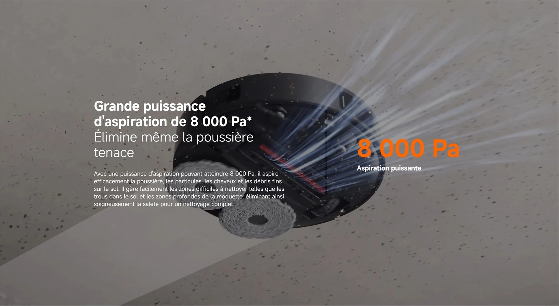 Aspirateur robot Xiaomi X20 Max 8000 Pa - Station all-in-one avec lavage automatique et navigation intelligente
