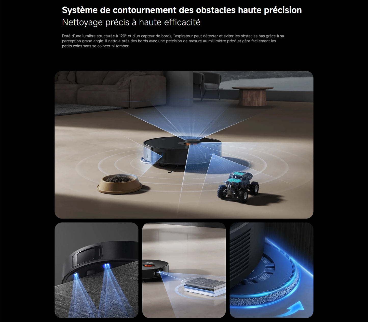 Aspirateur robot Xiaomi X20 Max 8000 Pa - Station all-in-one avec lavage automatique et navigation intelligente
